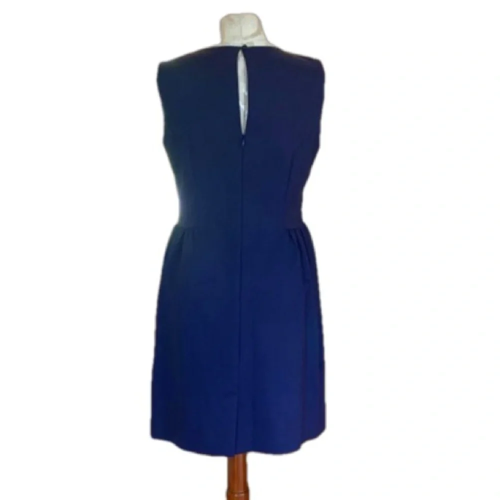Kate Spade Rhys California Calling French Navy Blue Sleeveless Dress Size 10 NWT